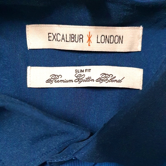 EXCALIBUR LONDON PREMIUM COTTON SHIRT M - Picture 2 of 7